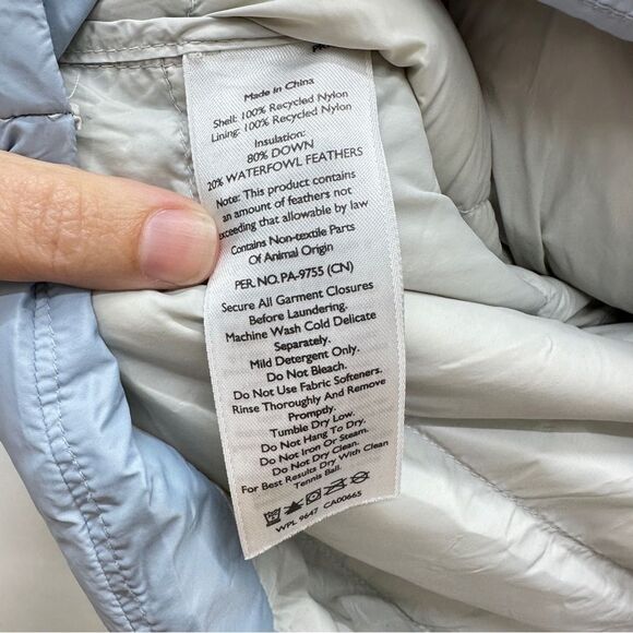 Eddie Bauer hooded down puffer jacket women's medium mid upper thigh length - Picture 5 of 5